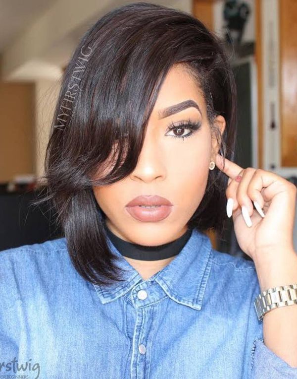 Jassy Classic Short Bob Lace Front Wig Malaysian Hair Lfb042 Myfirstwig Ca